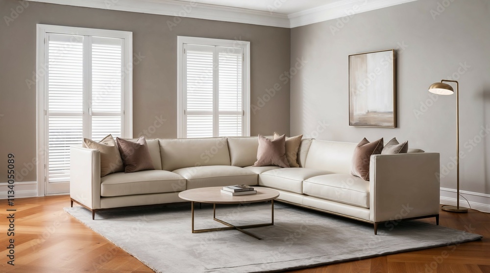 Modern classic living room. Interior Modern classic living room. Interior
