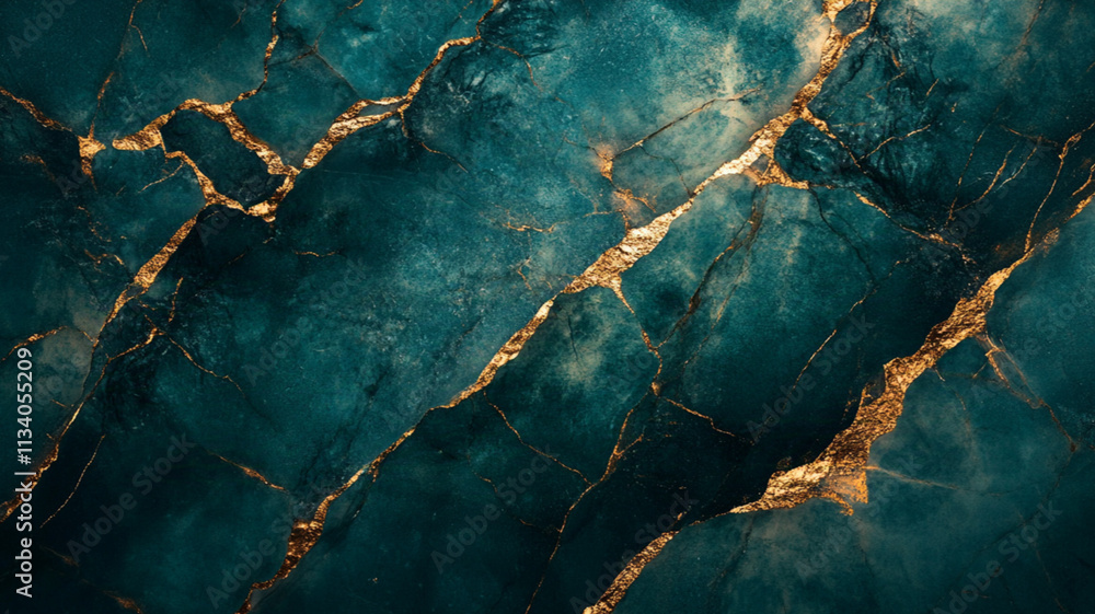 close-up of turquoise marble with gold veins, the intricate patterns and textures that make it an iconic material for luxury design. close-up of turquoise marble with gold veins, the intricate patterns and textures that make it an iconic material for luxury design.