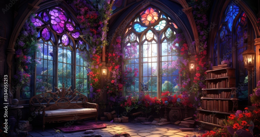 Fototapeta premium beautiful random room background