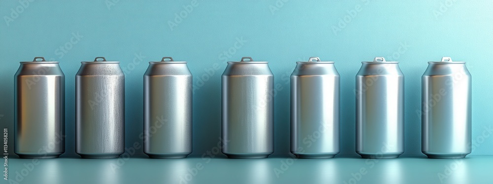 Refreshing beverage cans display minimalist studio product photography clean aesthetic straight-on view modern design concept Refreshing beverage cans display minimalist studio product photography clean aesthetic straight-on view modern design concept