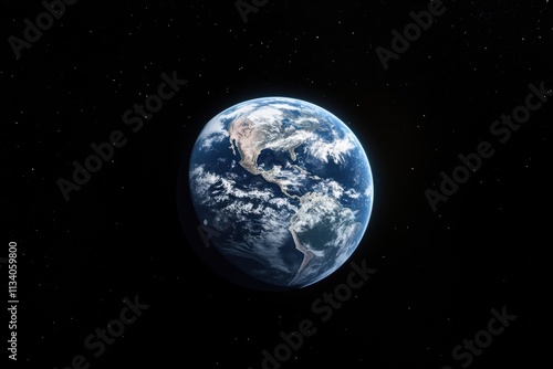 Fototapeta Naklejka Na Ścianę i Meble -  The remarkable origins of our planet earth - a celestial cradle supporting the sphere of life