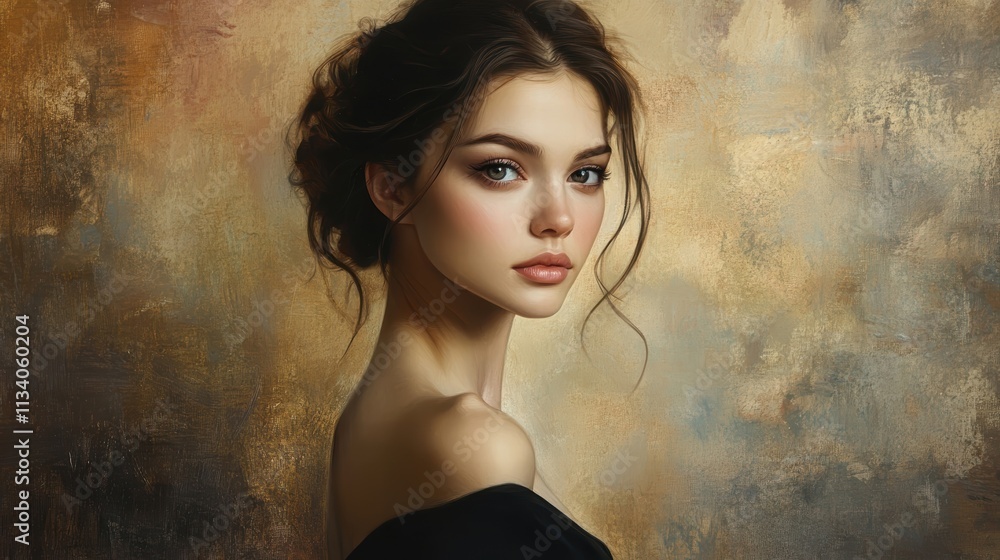 Fototapeta premium elegant woman portrait