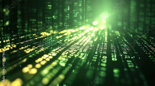 binary code technology abstract background
