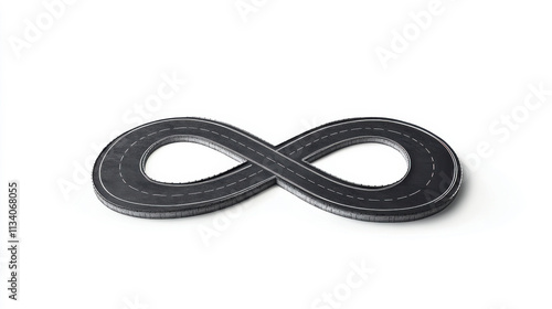 infinity road symbolizing and icon for technology and agile methodology