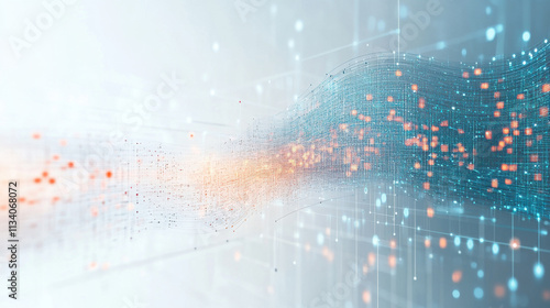 binary code technology abstract background
