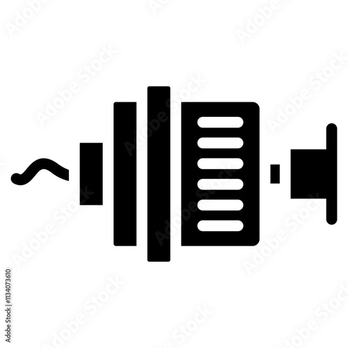 Car alternator icon 