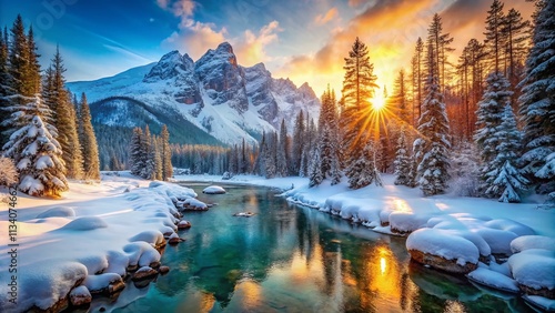 Mountain Winter Wonderland - Stunning Landscapes