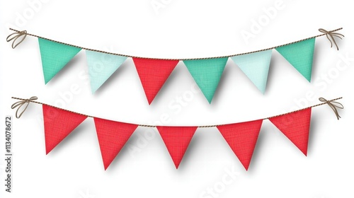 Free Download Festive celebration banners outdoor party colorful decor overhead view copy space for text - GFXLoad