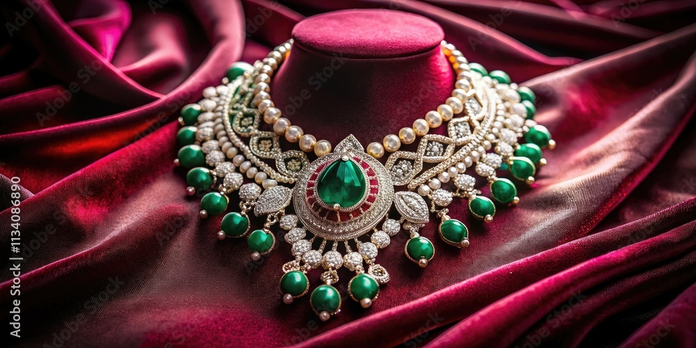 Obraz premium Elegant jewelry, luxury accessories, and high-end fashion showcased in stunning, detailed close-up product photography with professional studio lighting.