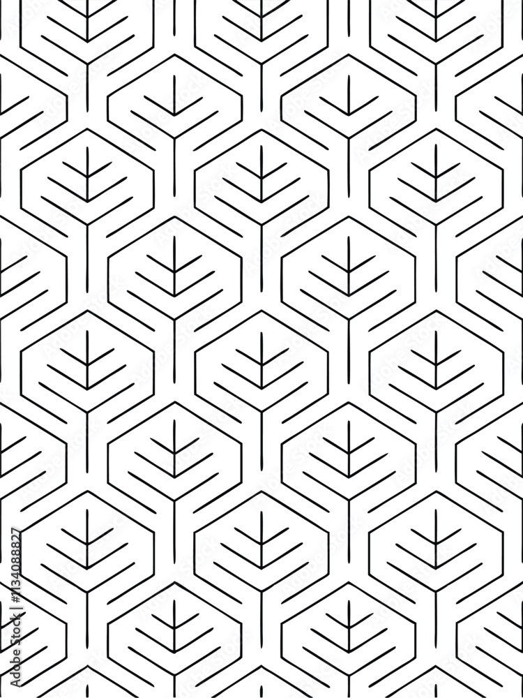 Seamless abstract line pattern vector for textiles, branding, and modern graphic design. Perfect for creative projects, fashion, and elegant decor.