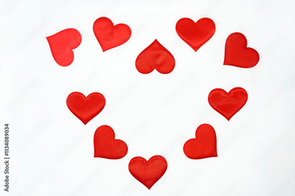 ornament, decoration, picture, symbol declaration of love, St. Valentine's day, frame of red hearts in the shape of a heart ornament, decoration, picture, symbol declaration of love, St. Valentine's day, frame of red hearts in the shape of a heart