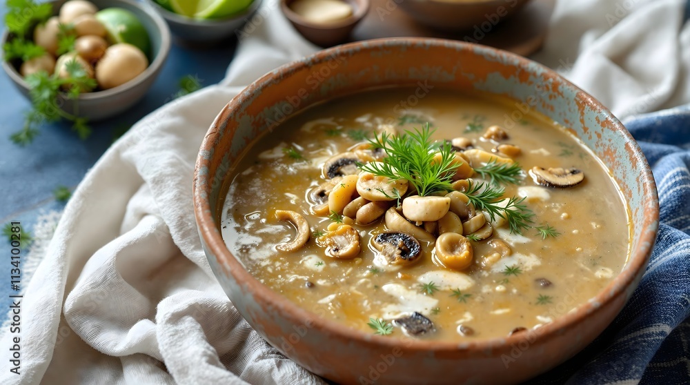 Kaeng Het Wild Mushroom Soup with Herbs - Laotian Comfort Food Kaeng Het Wild Mushroom Soup with Herbs - Laotian Comfort Food
