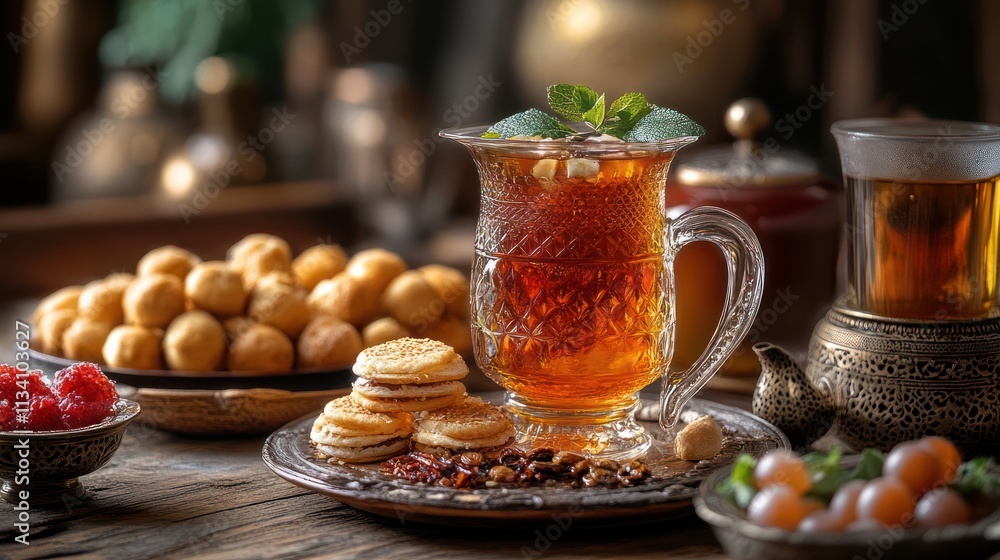 Aromatic Tea with Delectable Sweets: A Luxurious Afternoon Tea Experience Aromatic Tea with Delectable Sweets: A Luxurious Afternoon Tea Experience