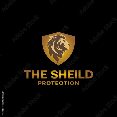 The Sheild Logo Design Vector