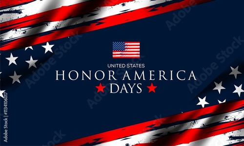 Honor America Days , vektor background bannner  photo