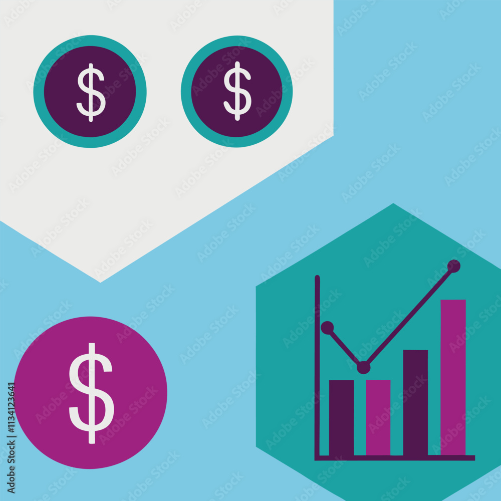 Explore a professional Finance and Business Icon Set perfect for web design, apps, and branding. High-quality vector icons for finance, business, investment, accounting, and e-commerce.