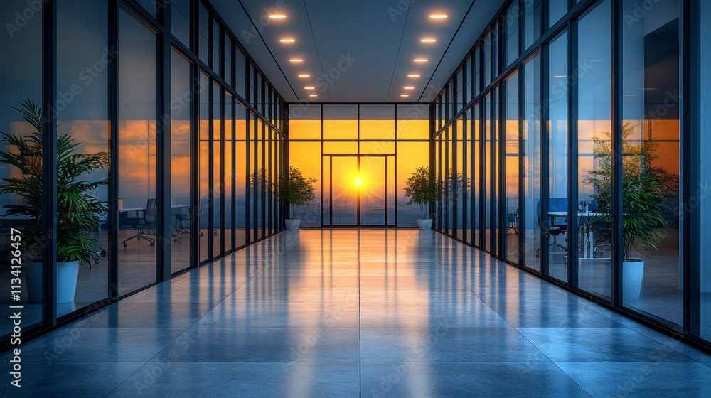 Soft focus abstract blur of modern cleaning workplace with blue interior and orange shine light ideal for design concepts related to cleanliness, modern interiors, and bright working spaces Soft focus abstract blur of modern cleaning workplace with blue interior and orange shine light ideal for design concepts related to cleanliness, modern interiors, and bright working spaces