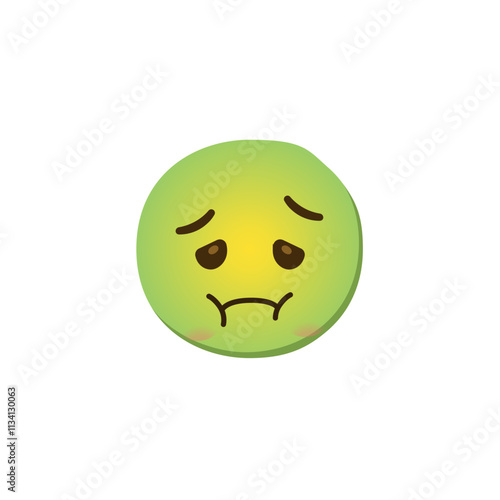 Queasy Face Emoji
