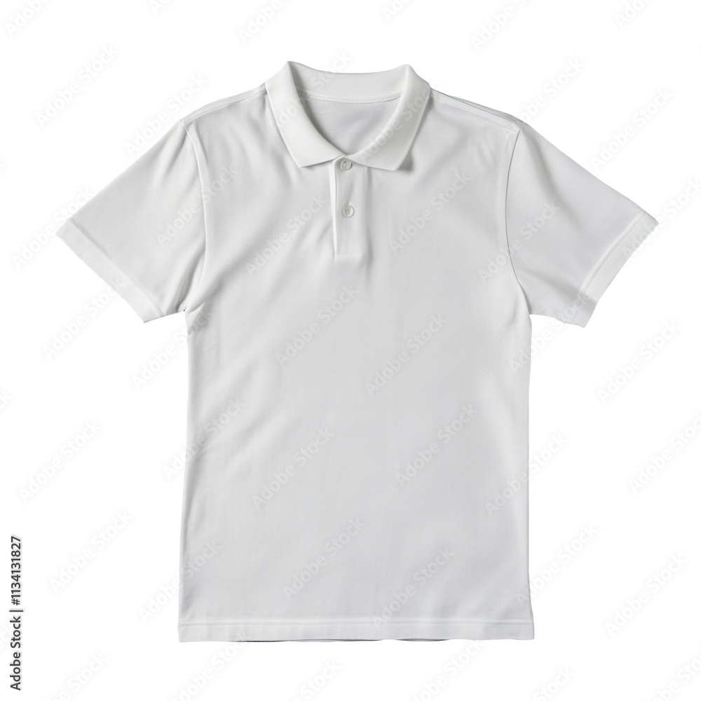 White Plain Clothes on Transparent Background White Plain Clothes on Transparent Background