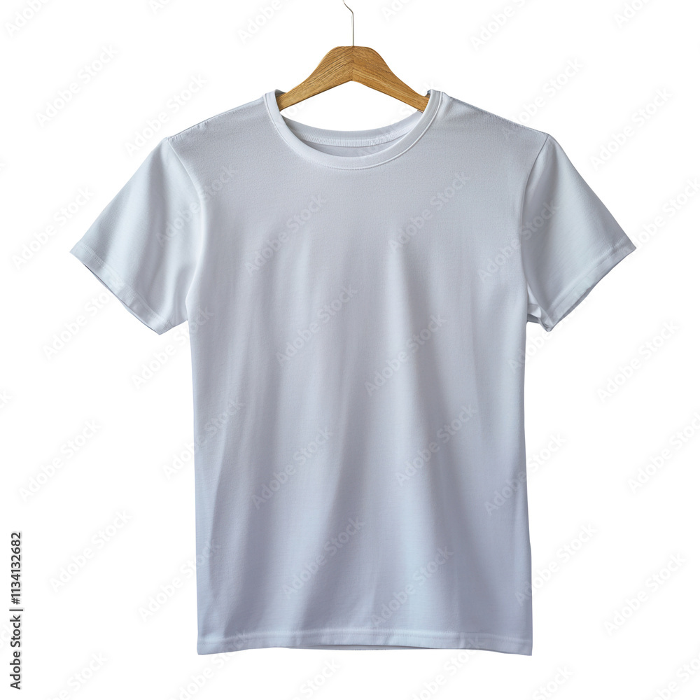 isolated white plain clothes on transparent background isolated white plain clothes on transparent background