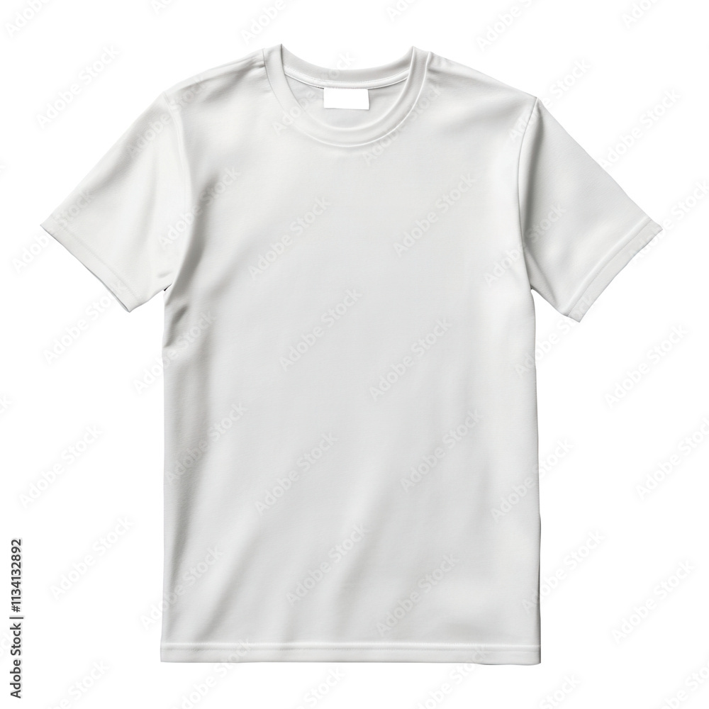 isolated white plain clothes on transparent background isolated white plain clothes on transparent background