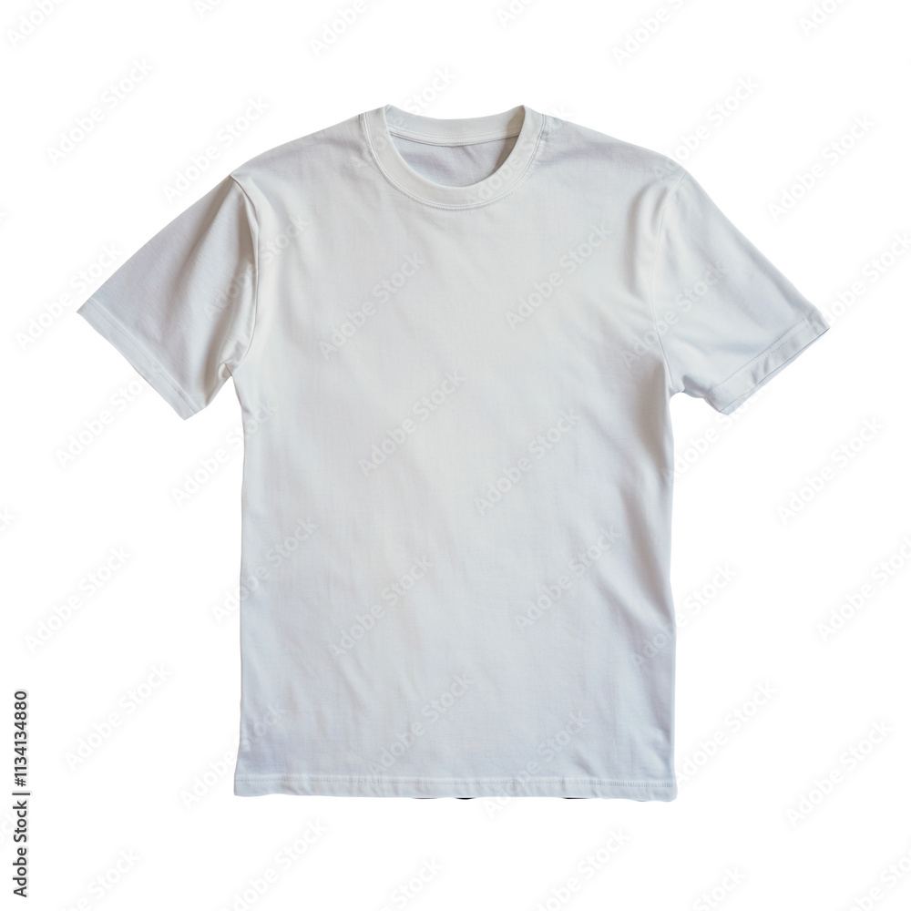 isolated white plain clothes on transparent background isolated white plain clothes on transparent background