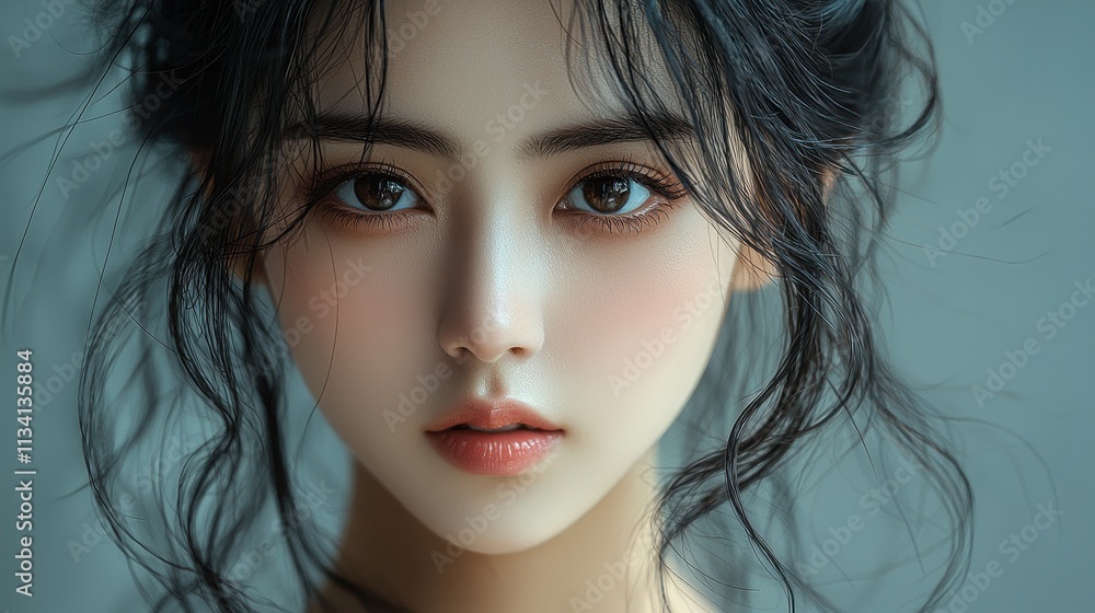 Portrait of a beautiful woman. Portrait of a beautiful woman.