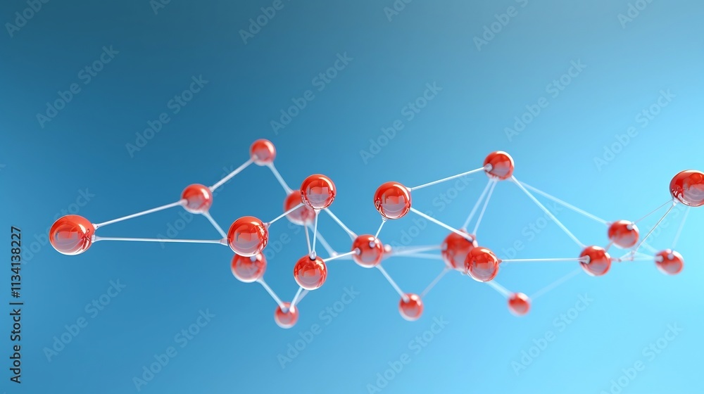 Elegant and simple molecular diagrams floating gracefully on a soft blue background representing the fundamental building blocks of scientific knowledge and discovery Elegant and simple molecular diagrams floating gracefully on a soft blue background representing the fundamental building blocks of scientific knowledge and discovery