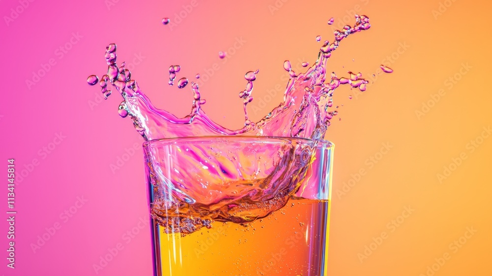 Vibrant Splash: Artistic Close-Up of Non-Alcoholic Beer Pour with Dynamic Movement in Photorealistic Detail Vibrant Splash: Artistic Close-Up of Non-Alcoholic Beer Pour with Dynamic Movement in Photorealistic Detail