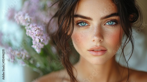 Portrait of a beautiful woman.