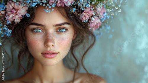 Portrait of a beautiful woman.