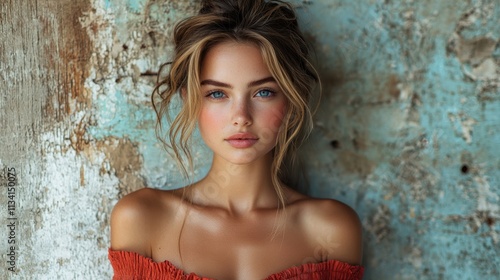 Portrait of a beautiful woman.