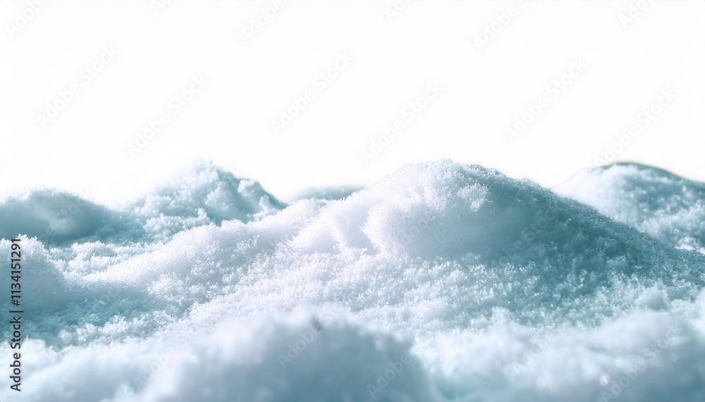 Close-Up of Pristine Snowdrift with Fine Crystals Glittering Under Bright Daylight, Capturing the Frozen Texture of Freshly Fallen Snow in Winter, Ideal for Seasonal Concepts, Nature Backgrounds Close-Up of Pristine Snowdrift with Fine Crystals Glittering Under Bright Daylight, Capturing the Frozen Texture of Freshly Fallen Snow in Winter, Ideal for Seasonal Concepts, Nature Backgrounds