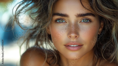 Portrait of a beautiful woman.