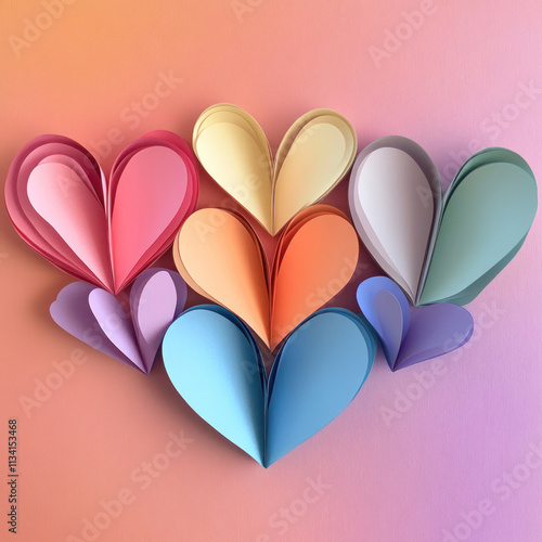 background with hearts