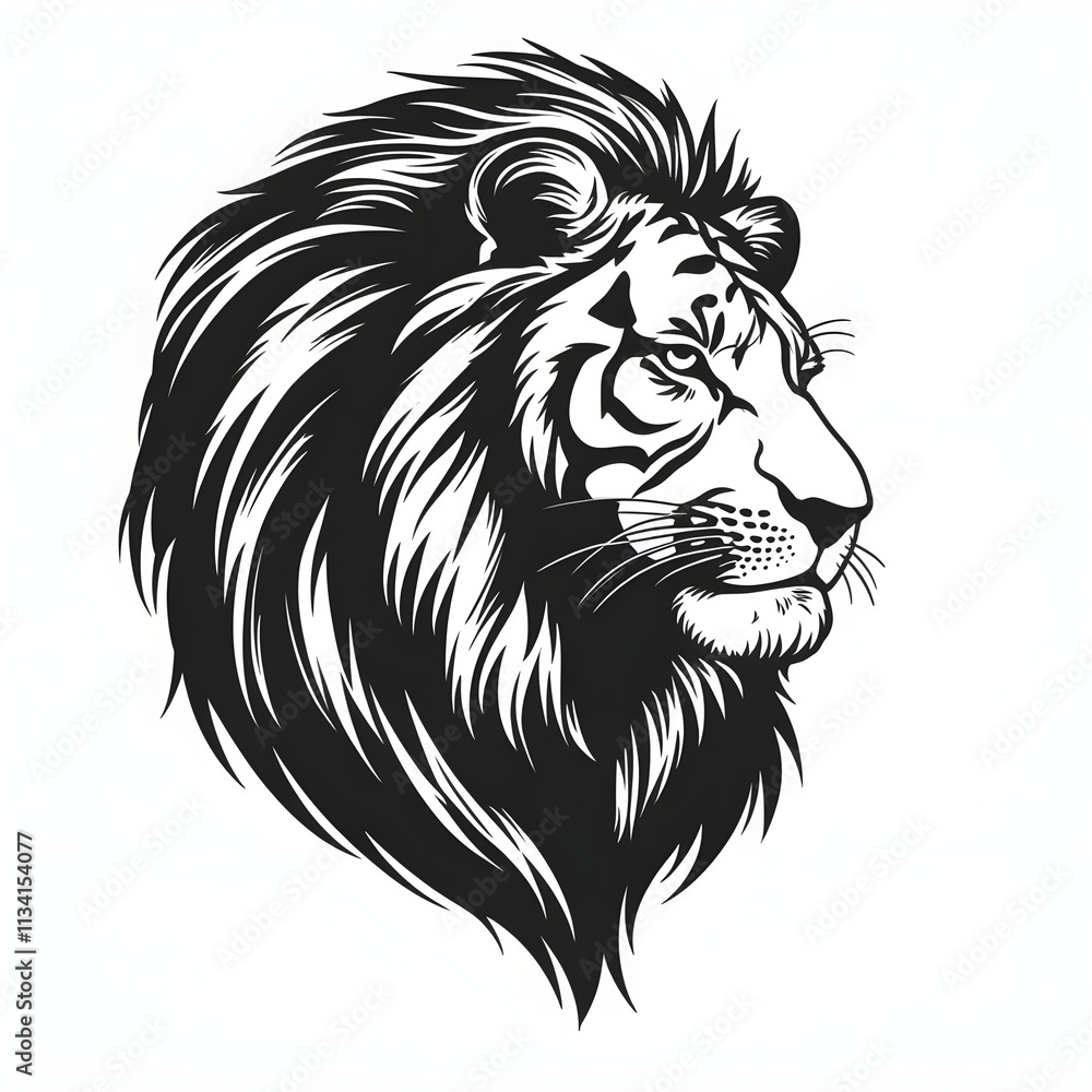 Obraz premium Tiger vector black and white cartoon character design collection White background Pets Animals 