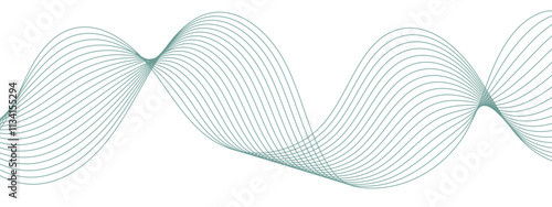 Abstract colorful modern stream wave and curve lines. Frequency sound wave lines and technology curve lines. Digital concept banner, flyer, cover, brochure, technology, science, data. 