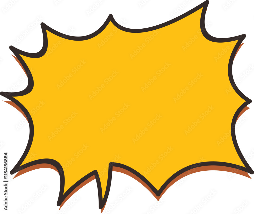 Cartoon Effect Shape Element Cartoon Effect Shape Element