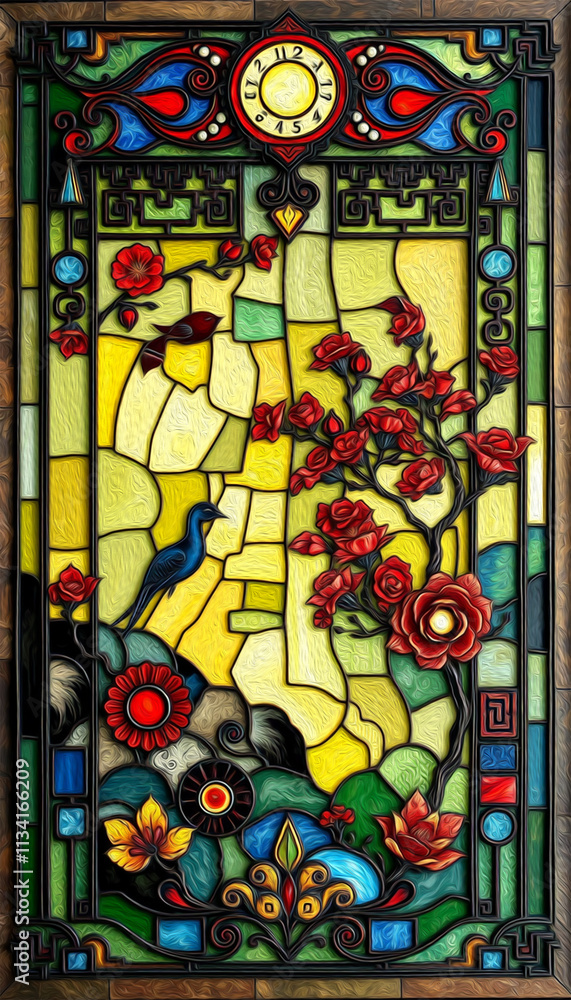 Oriental pattern. Oil painting. Pattern for printing on wall decorations, covers, leaflets, business cards Oriental pattern. Oil painting. Pattern for printing on wall decorations, covers, leaflets, business cards