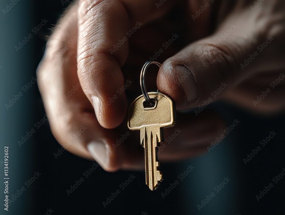 Business strategy key in hand professional setting image focused on opportunity inspiration conceptual view Business strategy key in hand professional setting image focused on opportunity inspiration conceptual view