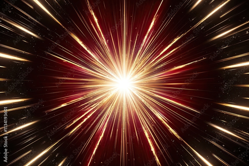 Vibrant Burgundy and Gold Gradient with Glowing Light Burst on Dark Fantasy Background Vibrant Burgundy and Gold Gradient with Glowing Light Burst on Dark Fantasy Background
