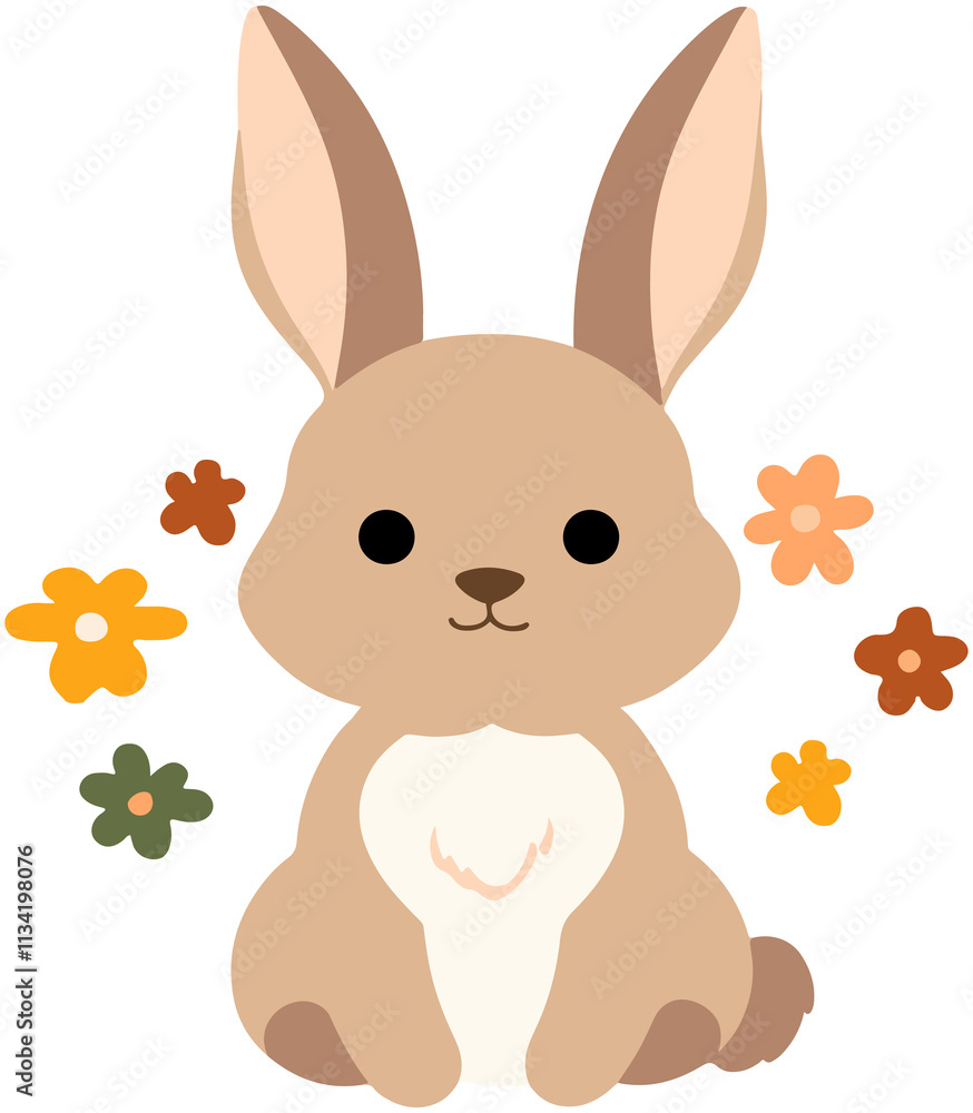 Obraz premium Autumn Rabbit icon