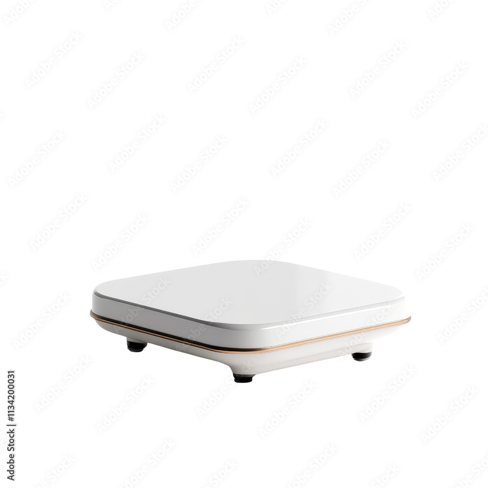A sleek, modern white square object with a subtle wooden base, designed for minimalistic aesthetics and functionality. A sleek, modern white square object with a subtle wooden base, designed for minimalistic aesthetics and functionality.