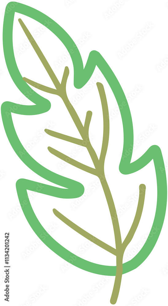 Leaves Outline Icon