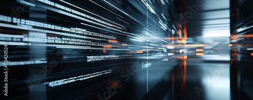 A digital display showcasing the evolution from manual to automated processes in a streamlined workflow concept