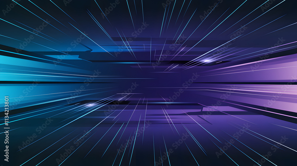 Abstract digital art with dynamic light streaks in blue and purple hues, creating a sense of motion and speed. Perfect for a technology-themed concept. Abstract digital art with dynamic light streaks in blue and purple hues, creating a sense of motion and speed. Perfect for a technology-themed concept.