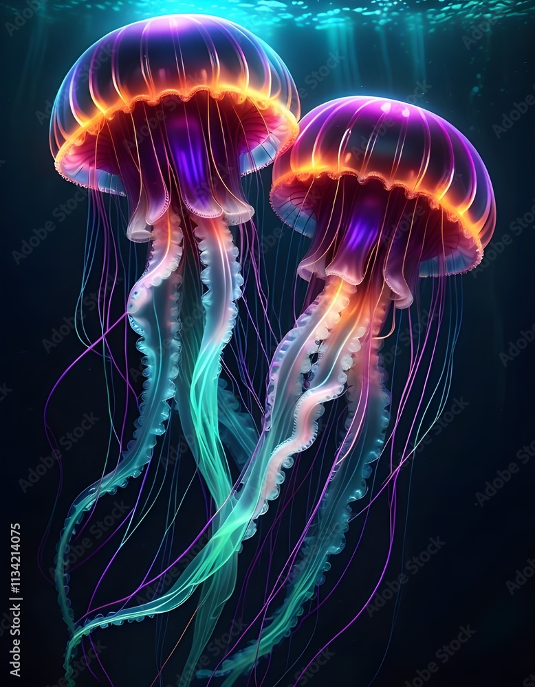 jellyfish in the water jellyfish in the water