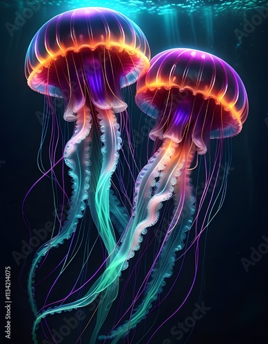 jellyfish in the water