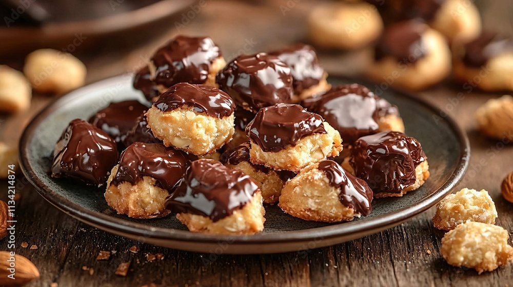 bokkepootjes chocolate almond biscuits dutch sweets bokkepootjes chocolate almond biscuits dutch sweets
