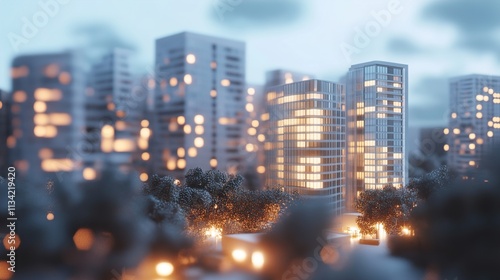 view of downtown city